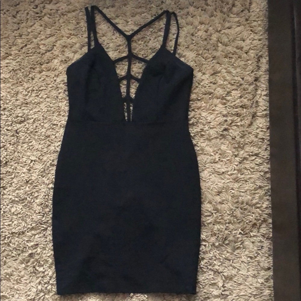 Black cocktail dress
